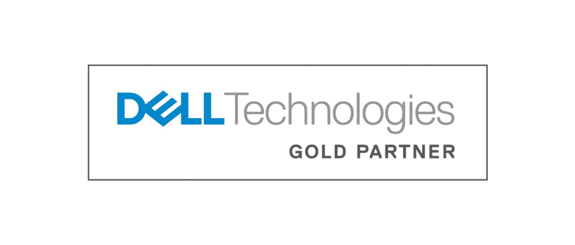Dell Technologies Gold Partner Logo Horizontal Blue