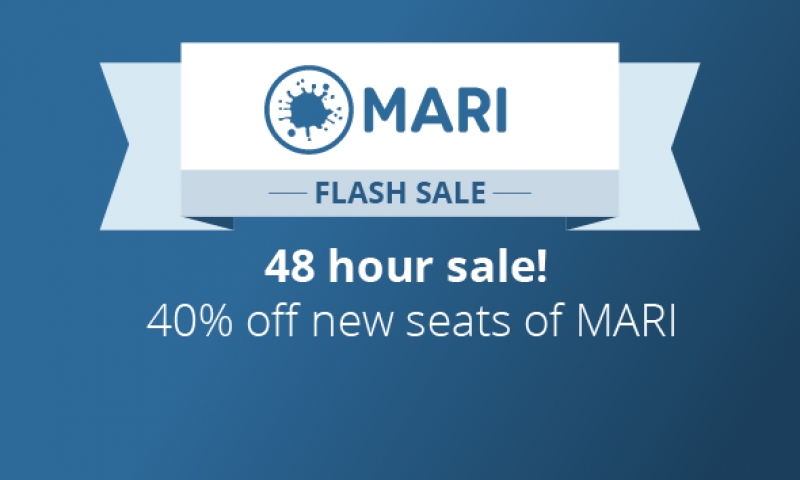 40% sale on MARI, for 48 hours only